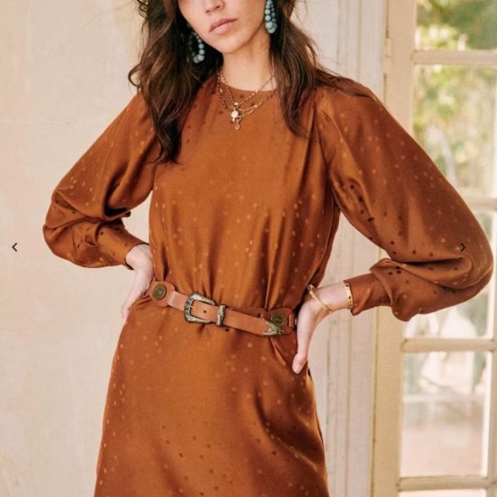 Sezane Erell Dress - Caramel